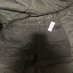 Black jean shorts, Old navy